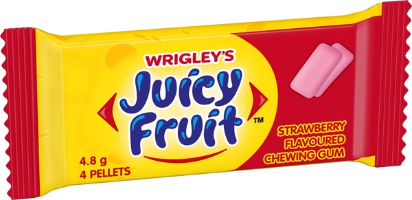 JUICY FRUIT 4 Pellets Strawberry